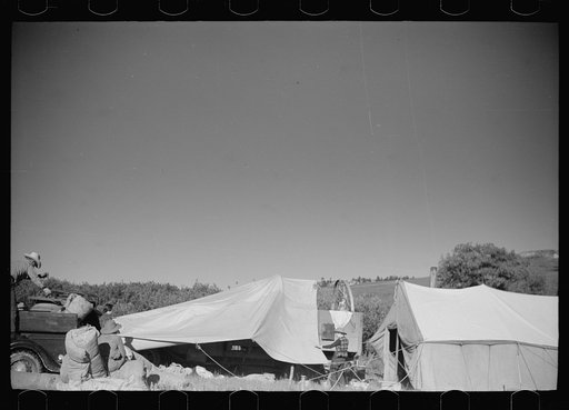 Untitled photo, possibly related to: Setting up the roundup camp, Quarter Circle U Ranch roundup, Montana