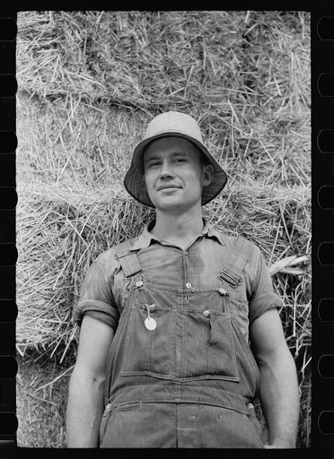 Hired hand, Brandtjen Dairy Farm, Dakota County, Minnesota