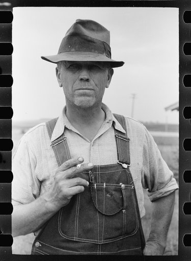 Henry Lundgren, manager of Brondtjen Dairy Farm, Dakota County, Minnesota