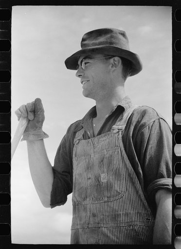 One of the homesteaders, San Luis Valley Farms, Alamosa, Colorado
