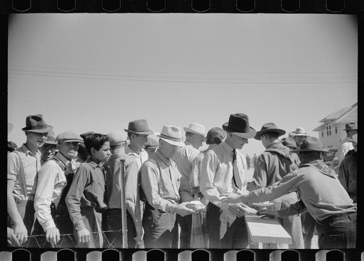 Free lunch counter at farmers field day, U.S. Dry Land Experiment Station, Akron, Colorado