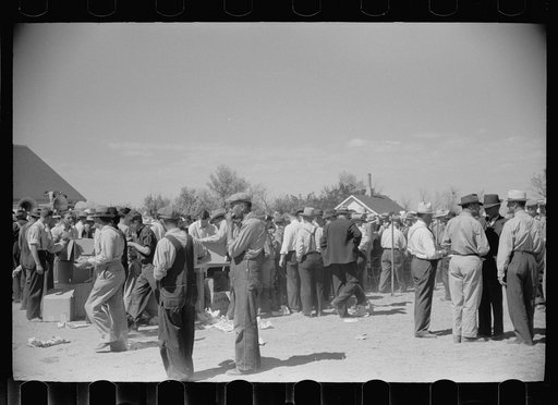Free lunch at farmers field day, U.S. Dry Land Experiment Station, Akron, Colorado