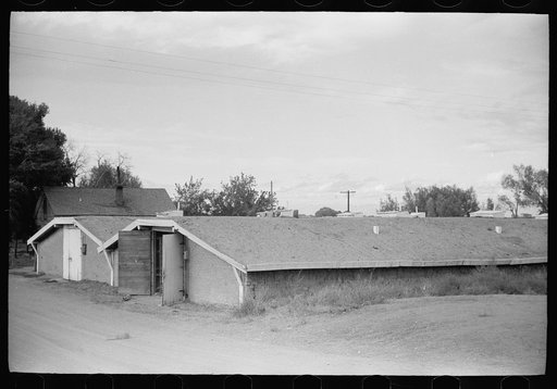 Untitled photo, possibly related to: Potato storage cellars, Monte Vista, Colorado