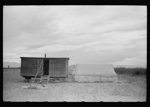 Akron potato picker's home, Rio Grande County, Colorado