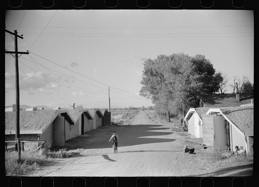Untitled photo, possibly related to: Potato storage cellars, Monte Vista, Colorado