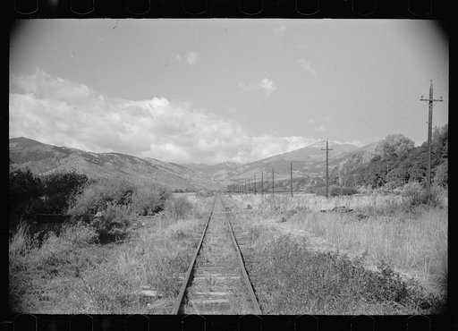 Railroad track, Chaffee County, Colorado