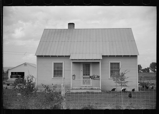 Labor unit home and buildings, Western Slope Farms, Colorado