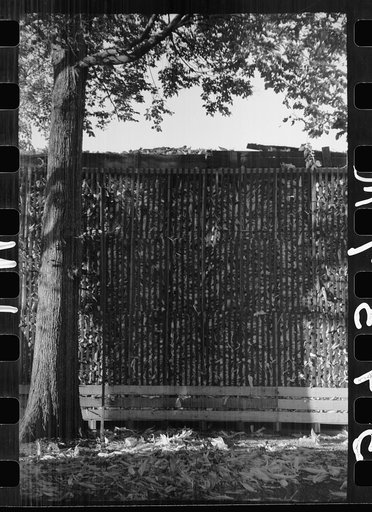 Untitled photo, possibly related to: Corn crib, Grundy County, Iowa