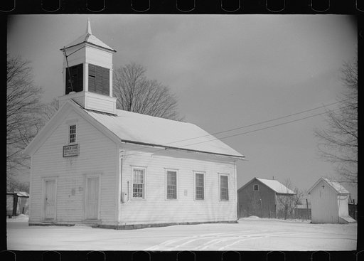 Untitled photo, possibly related to: Rural school, Orange County, New York