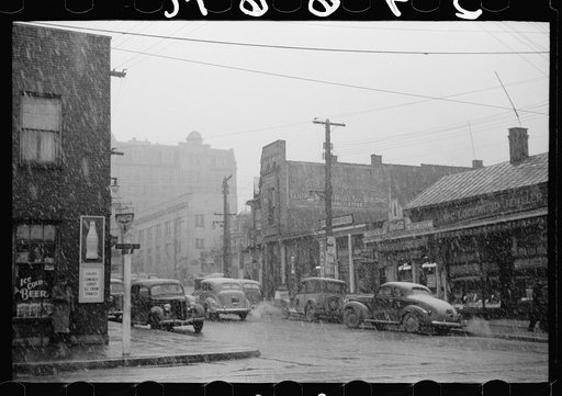 Untitled photo, possibly related to: Snowstorm, Parkersburg, West Virginia