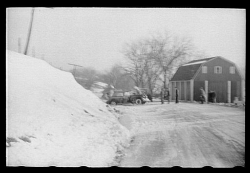 Untitled photo, possibly related to: Wrecked car on Highway U.S. 50, Ross County, Ohio