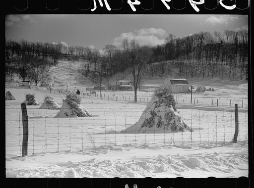 Snowbound farm, Ross County, Ohio