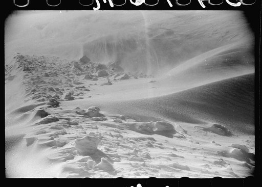 Untitled photo, possibly related to: Snowdrifts on Highway U.S. 50, Ross County, Ohio