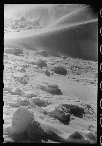 Untitled photo, possibly related to: Snowdrifts on Highway U.S. 50, Ross County, Ohio
