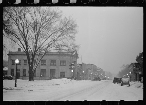 Snowstorm, Marengo, Iowa