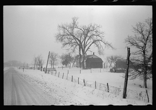 Untitled photo, possibly related to: Farm along U.S. 6, Iowa County, Iowa