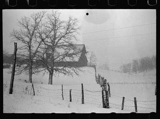 Untitled photo, possibly related to: Farm along U.S. 6, Iowa County, Iowa