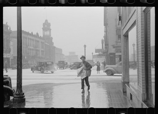 Newsboy, Iowa City, Iowa