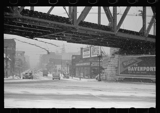 Untitled photo, possibly related to: Bridge across Mississippi, Davenport, Iowa