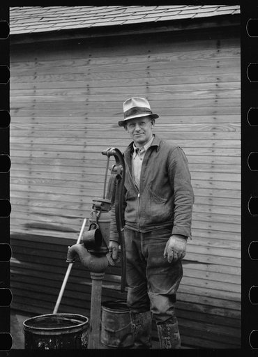 Untitled photo, possibly related to: Farmer, Parke County, Indiana