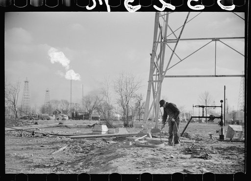 Oil field worker, Marion County, Illinois