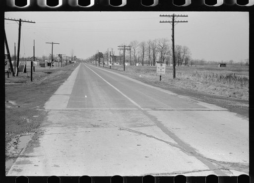 Untitled photo, possibly related to: State line, Indiana--Illinois
