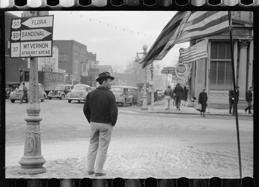 Untitled photo, possibly related to: Woman shopper, Salem, Illinois