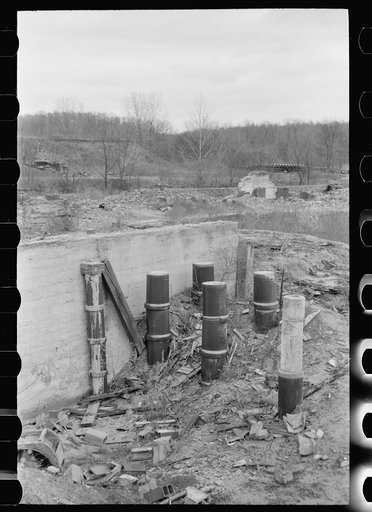 Untitled photo, possibly related to: Abandoned tile factory, Parke County, Indiana