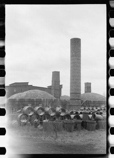 Untitled photo, possibly related to: Abandoned tile factory, Parke County, Indiana