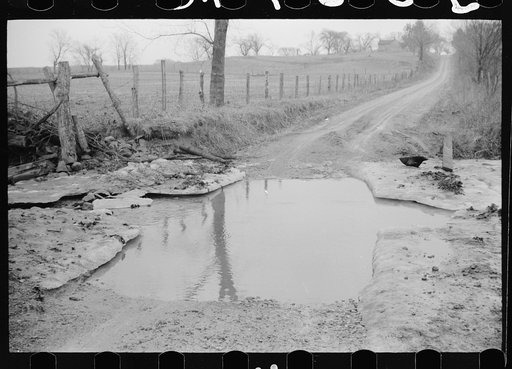 Rural road, Parke County, Indiana