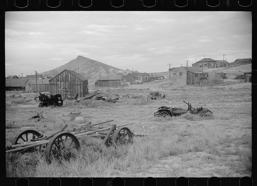 Untitled photo, possibly related to: Abandoned mine. Goldfield, Nevada