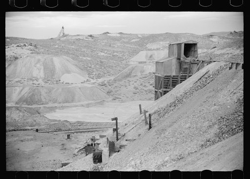 Untitled photo, possibly related to: Abandoned mine. Goldfield, Nevada