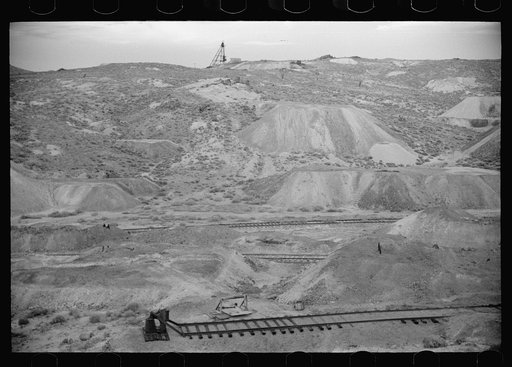 Untitled photo, possibly related to: Abandoned mine. Goldfield, Nevada