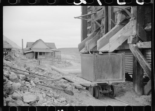 Abandoned mine. Goldfield, Nevada.