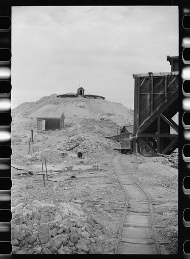 Untitled photo, possibly related to: Abandoned mine. Goldfield, Nevada.