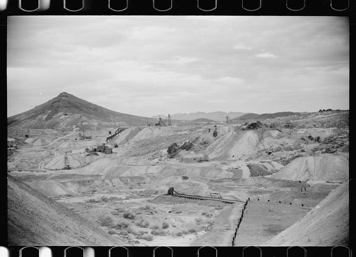 Untitled photo, possibly related to: Abandoned mine. Goldfield, Nevada.