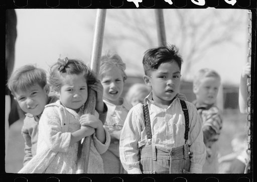 Untitled photo, possibly related to: Child of migratory worker, FSA (Farm Security Administration) camp, Weslaco, Texas