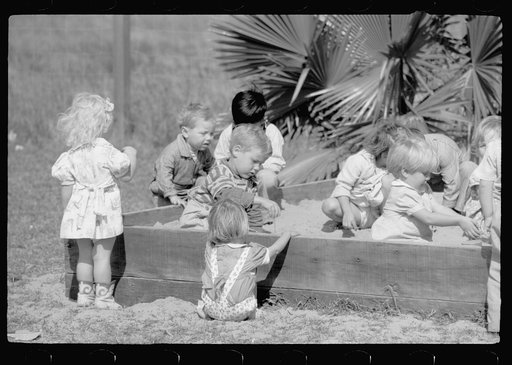 Untitled photo, possibly related to: Child of migratory worker, FSA (Farm Security Administration) camp, Weslaco, Texas