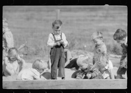 Untitled photo, possibly related to: Child of migratory worker, FSA (Farm Security Administration) camp, Weslaco, Texas