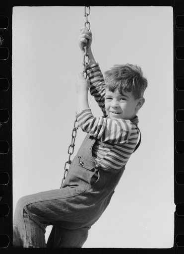 Child of migratory worker, FSA (Farm Security Administration) camp, Weslaco, Texas