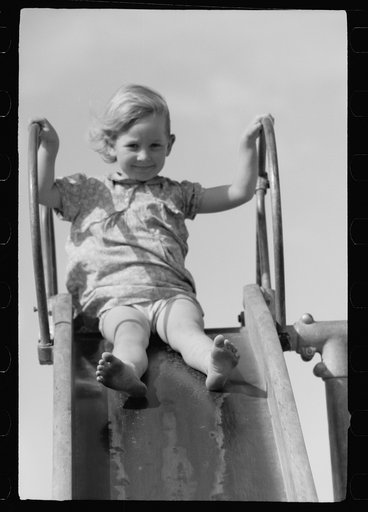 Untitled photo, possibly related to: Child of migratory worker, FSA (Farm Security Administration) camp, Weslaco, Texas