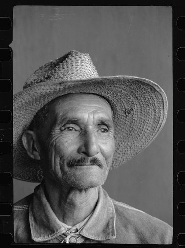 Camper at FSA (Farm Security Administration) camp, Harlingen, Texas
