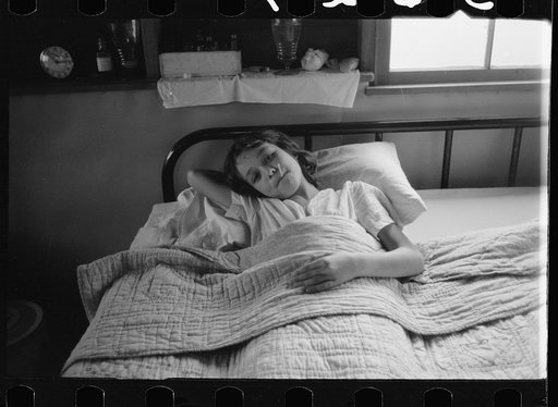 Untitled photo, possibly related to: Midday nap, nursery school, FSA (Farm Security Administration) camp, Harlingen, Texas