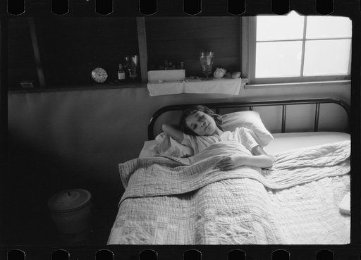 Untitled photo, possibly related to: Midday nap, nursery school, FSA (Farm Security Administration) camp, Harlingen, Texas