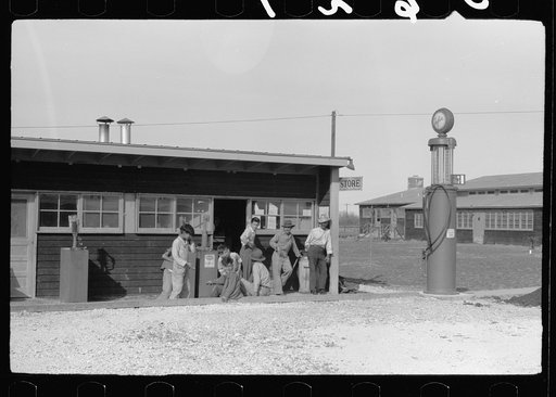 Untitled photo, possibly related to: Community store, FSA (Farm Security Administration) camp, Sinton, Texas