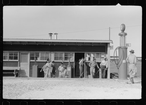Untitled photo, possibly related to: Community store, FSA (Farm Security Administration) camp, Sinton, Texas