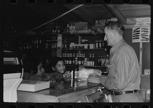 Untitled photo, possibly related to: Community store, FSA (Farm Security Administration) camp, Sinton, Texas
