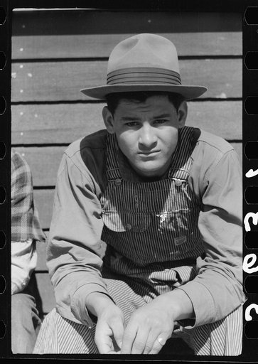 Untitled photo, possibly related to: Migratory worker, FSA (Farm Security Administration) camp, Sinton, Texas