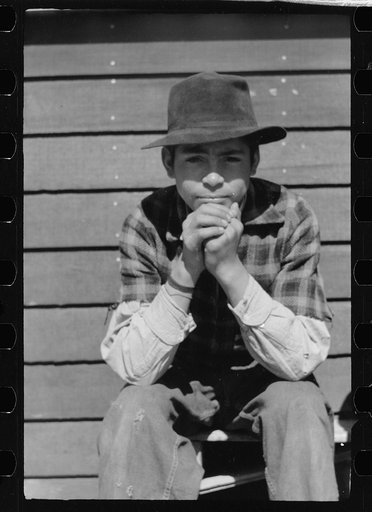 Untitled photo, possibly related to: Migratory worker, FSA (Farm Security Administration) camp, Sinton, Texas