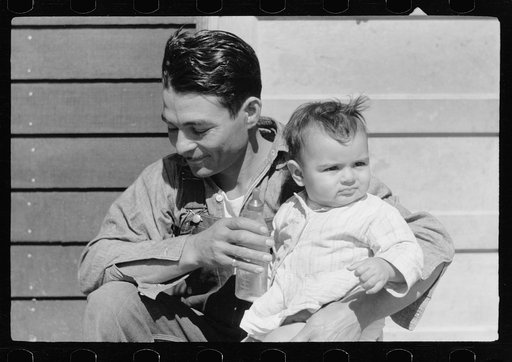 Untitled photo, possibly related to: Migratory worker and child, FSA (Farm Security Administration) camp, Sinton, Texas